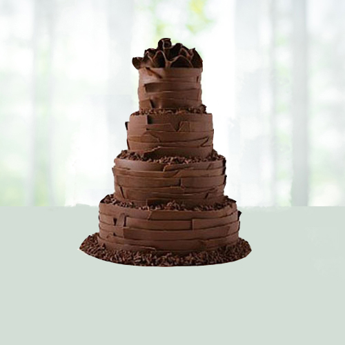 4 Tier Chocolate Cake 