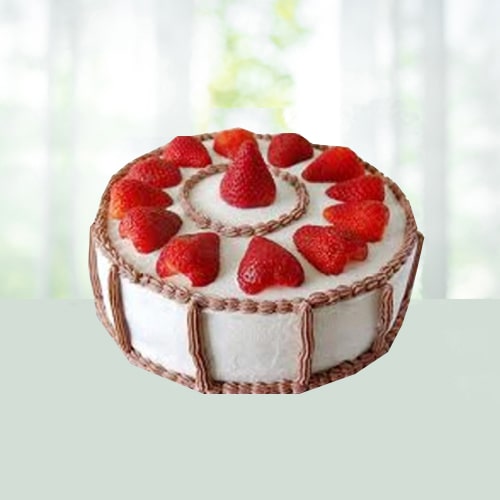 Strawberry Cake Half Kg 