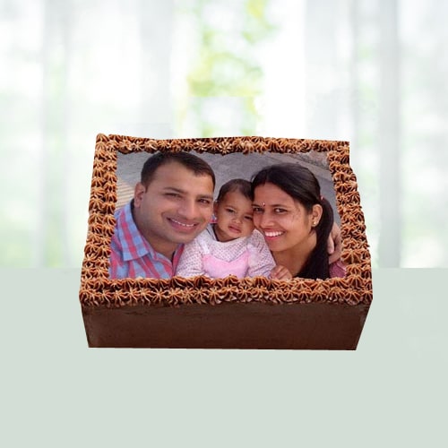 Chocolate Photo cake 1kg 