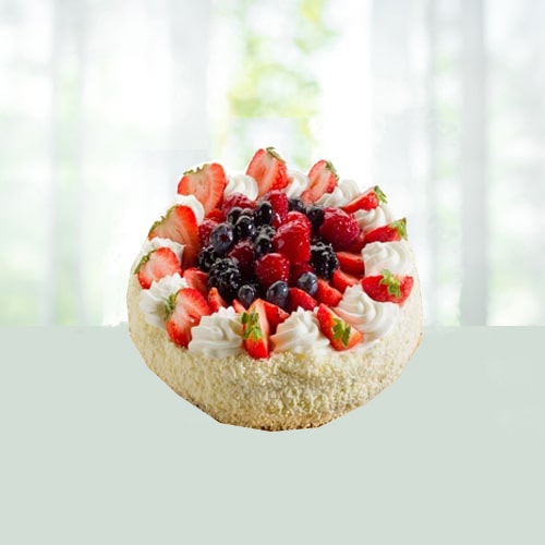 Fresh Cheese Fruit Cake 1kg