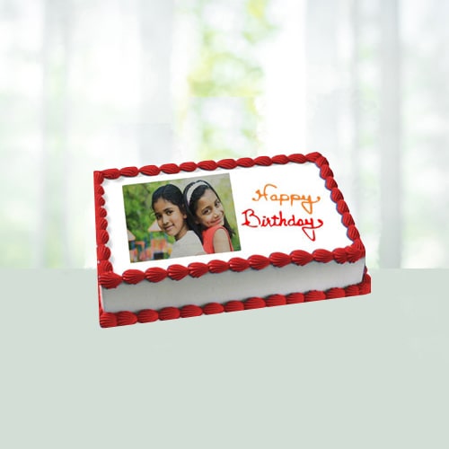 Birthday Eggless Photo Cake 