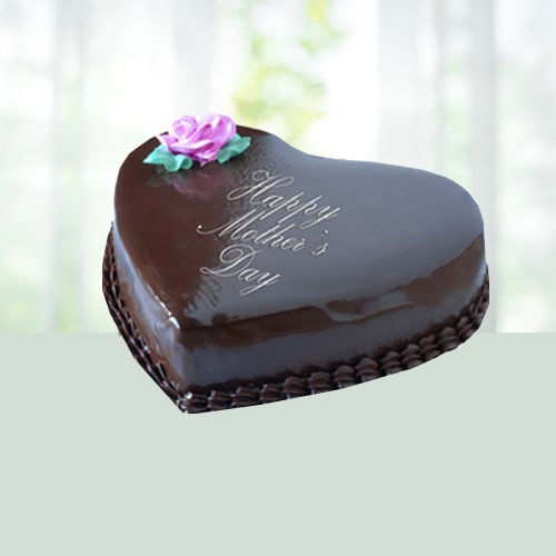 Five Star Bakery - Heart Chocolate Cake 1Kg 