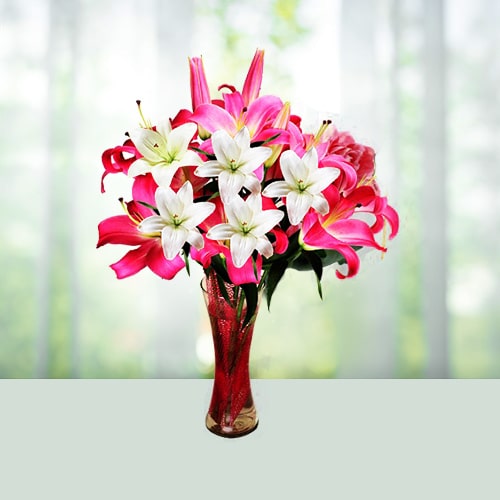 Lilies in a Vase