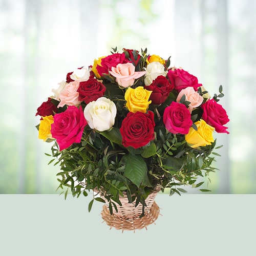 Bouquet of 16 Mix Roses 