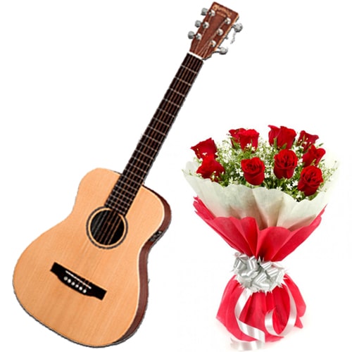 Rosy Posy Love Tunes- Roses with Guitarist