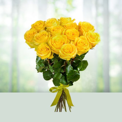 Flowers Bouquet-Yellow Roses 