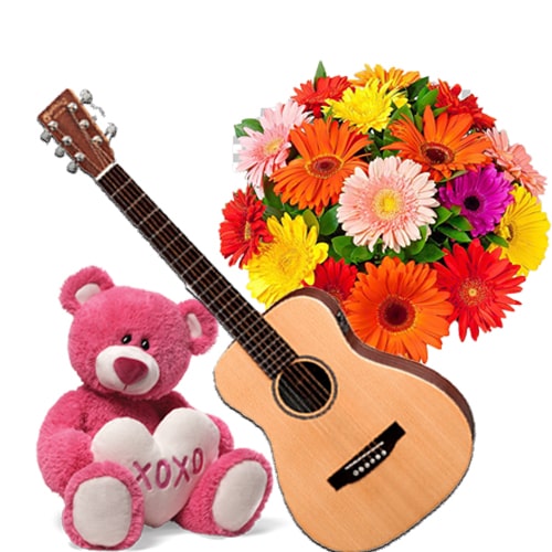 Melodious Note Of Love- Flowers with Guitarist 