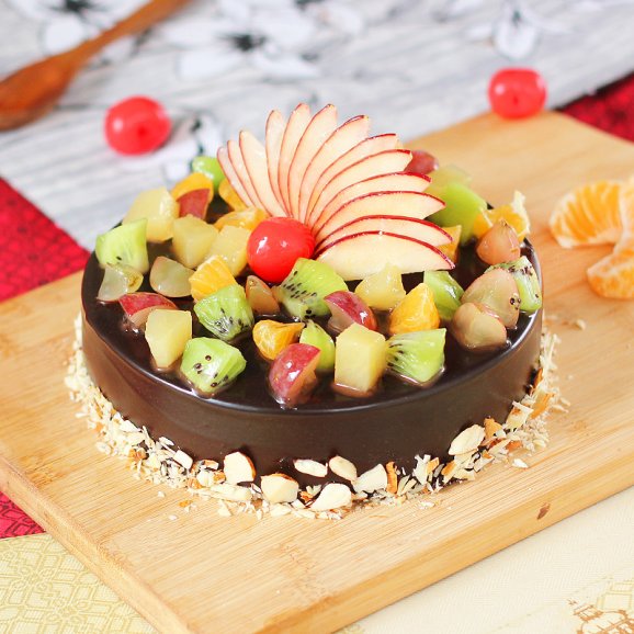 Choco Paradise Fruit Cake 1 Kg 