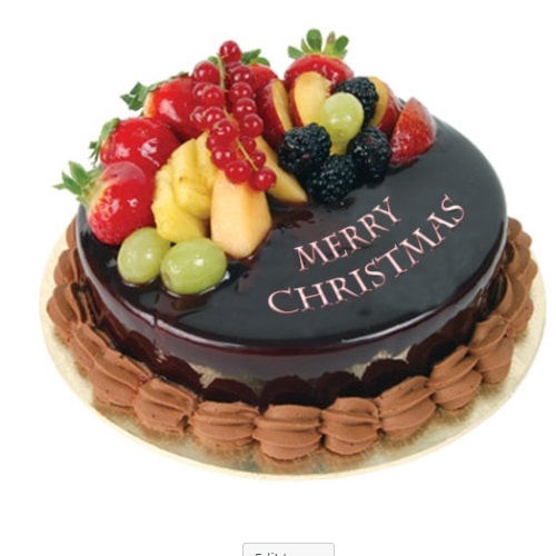 Christmas Gift- Chocolate Fruit Cake 