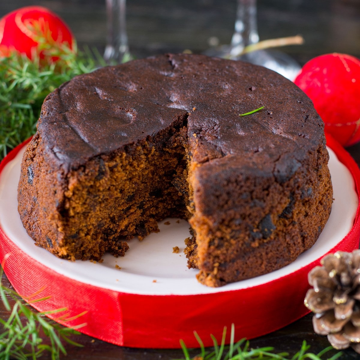 Christmas Gift- Dark Chocolate Cake