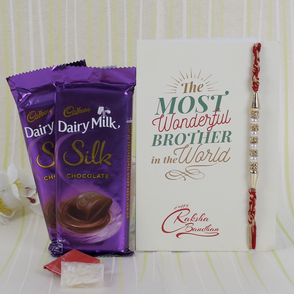 Rakhi special Cadbury Silk Combo 