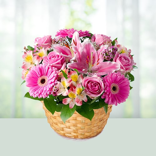 Elegant Flower Basket 